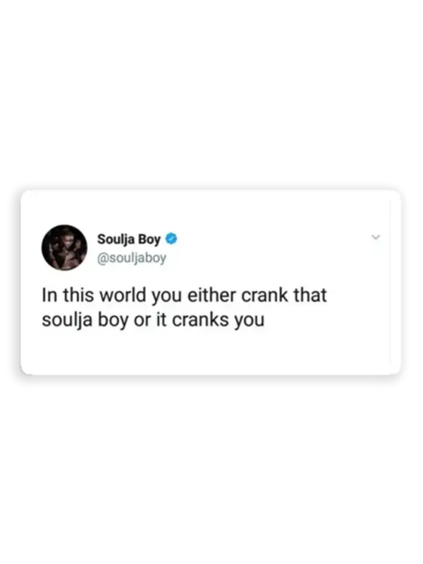 Soulija Boy Tweet Sticker