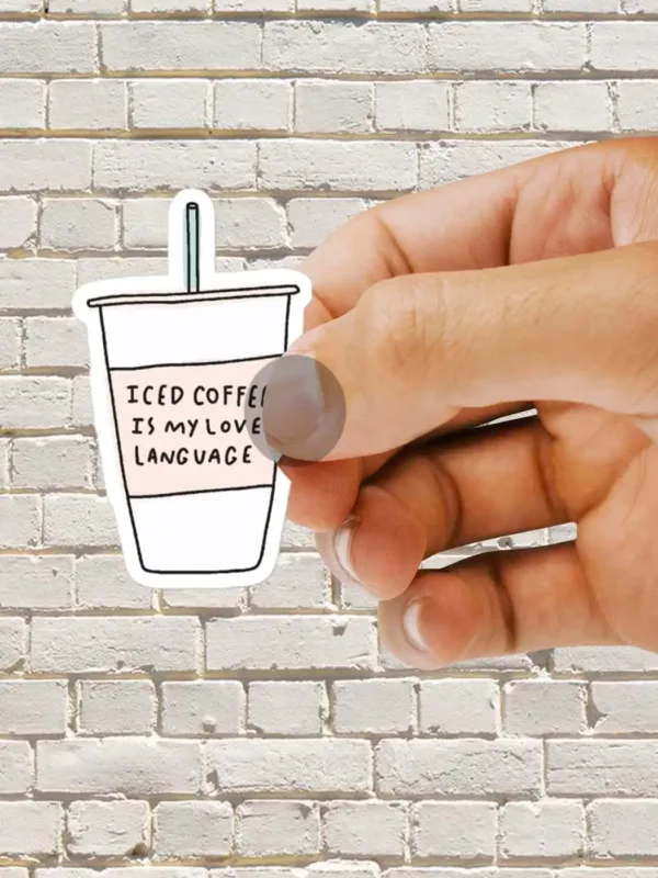 Iced coffee Sticker - Dheeth By Nature SINGLE172A 1745101991810 177904012 - Dheeth By Nature