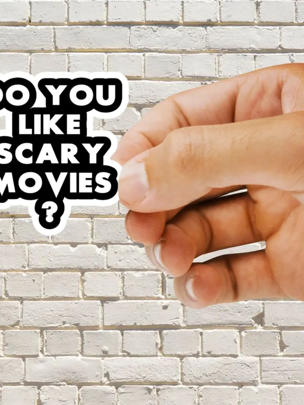 You like scary movies too Sticker - Dheeth By Nature SINGLE2001A 1745102008483 796519001 - Dheeth By Nature