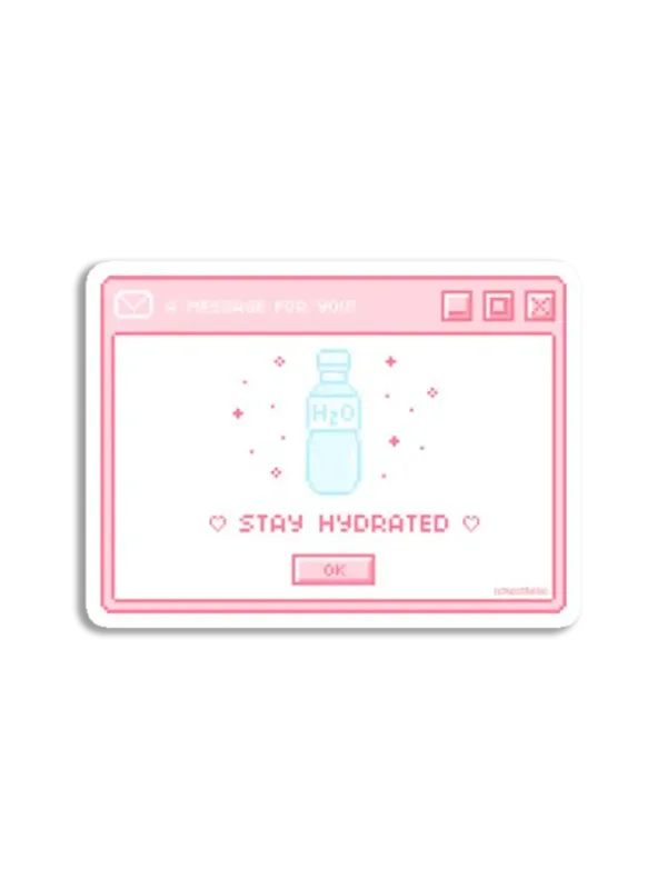 Stay Hydrated Notification Sticker