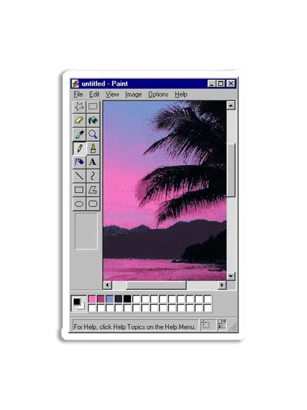 MS Sunset Sticker