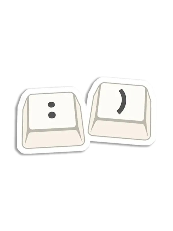 Smile Keys Sticker