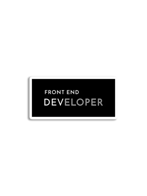 FrontEnd - Developer Sticker