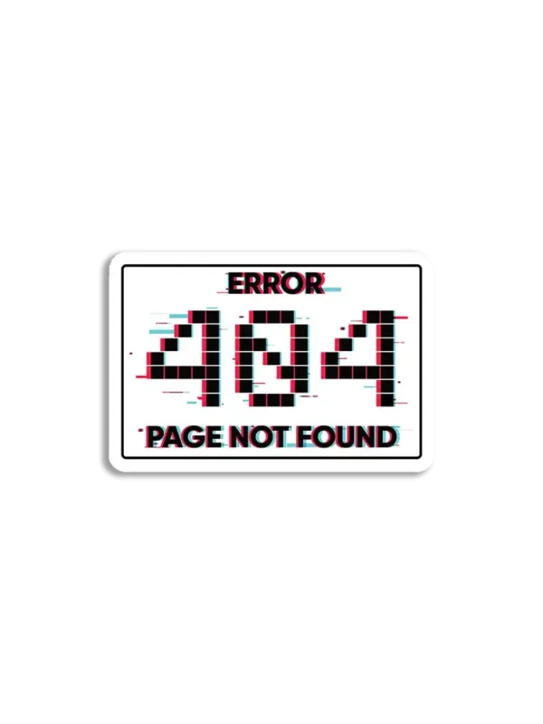 Error 404 Sticker