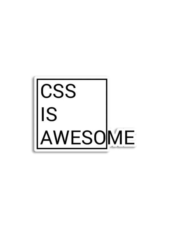 CSS is Awesome Sticker