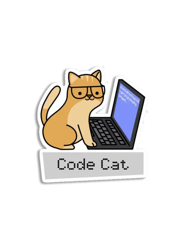 Code Cat Sticker