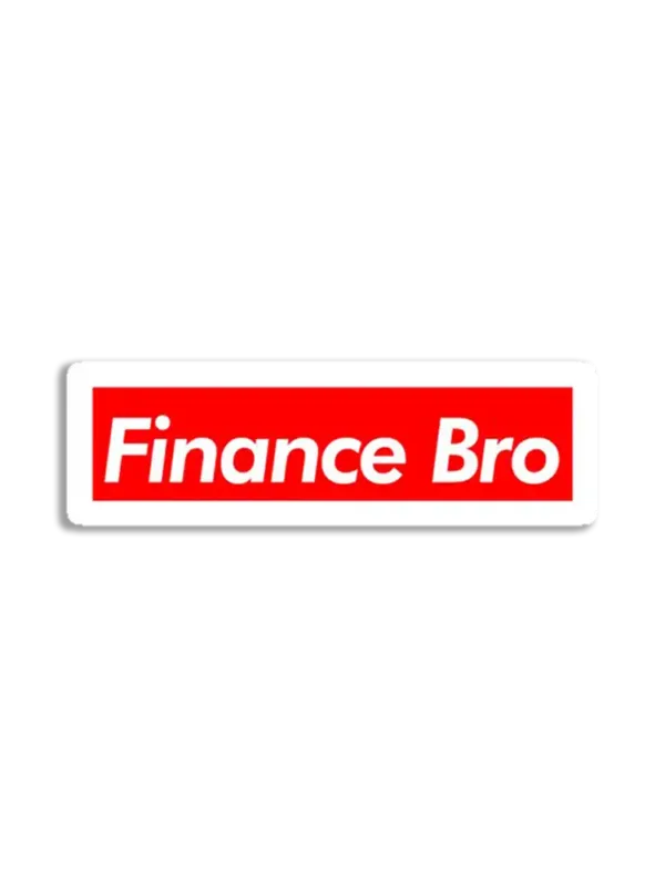 Finance Bro Sticker