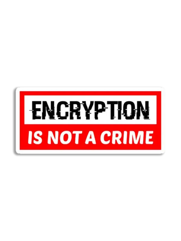 Encryption is not a Crime Sticker