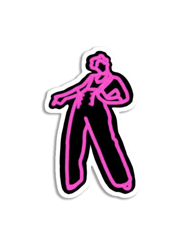 Neon Harry Styles Sticker