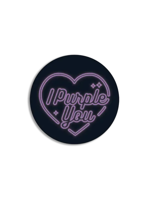 I purple you sticker
