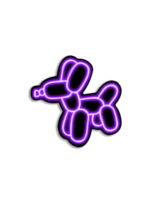 Neon Sign Balloon Sticker