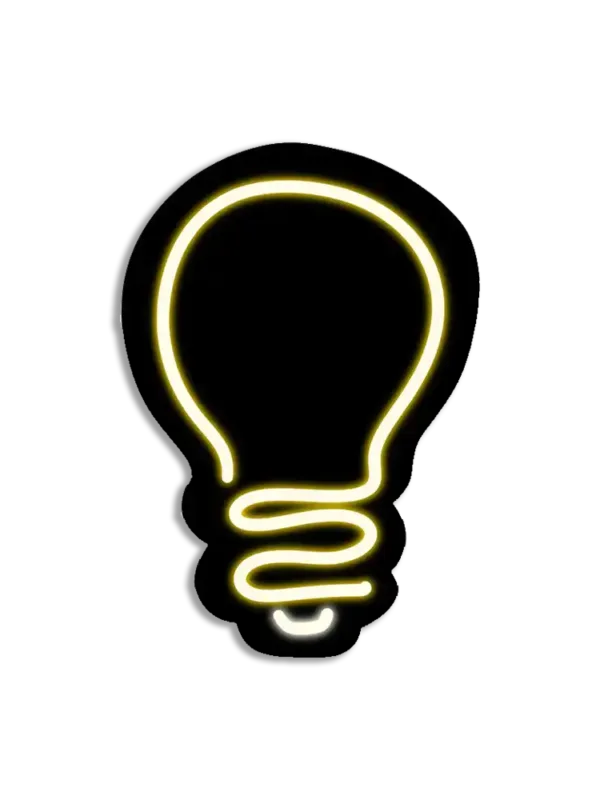 Neon Bulb Sticker