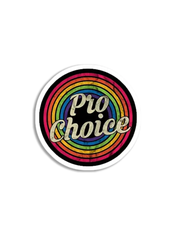 Rainbow Pro-Choice Sticker