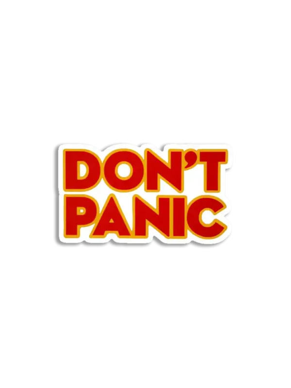 Don't Panic Sticker