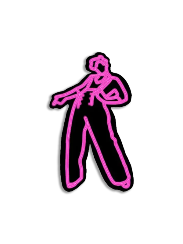Neon Harry Styles Sticker