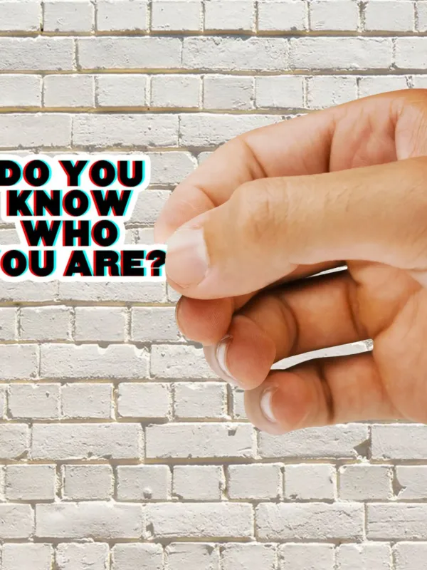 Do You Know Who You Are Sticker - Dheeth By Nature SINGLE2120A 1745102012575 642640416 - Dheeth By Nature