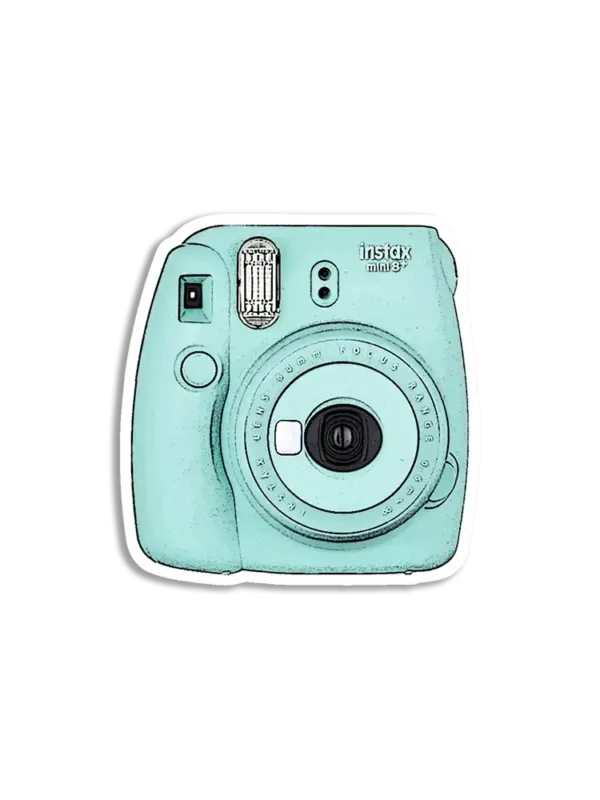 Camera - Blue Sticker
