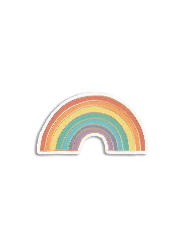 Vintage Rainbow Sticker