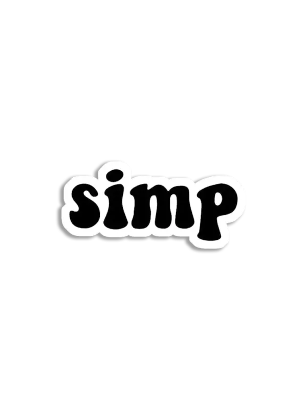 Simp Sticker
