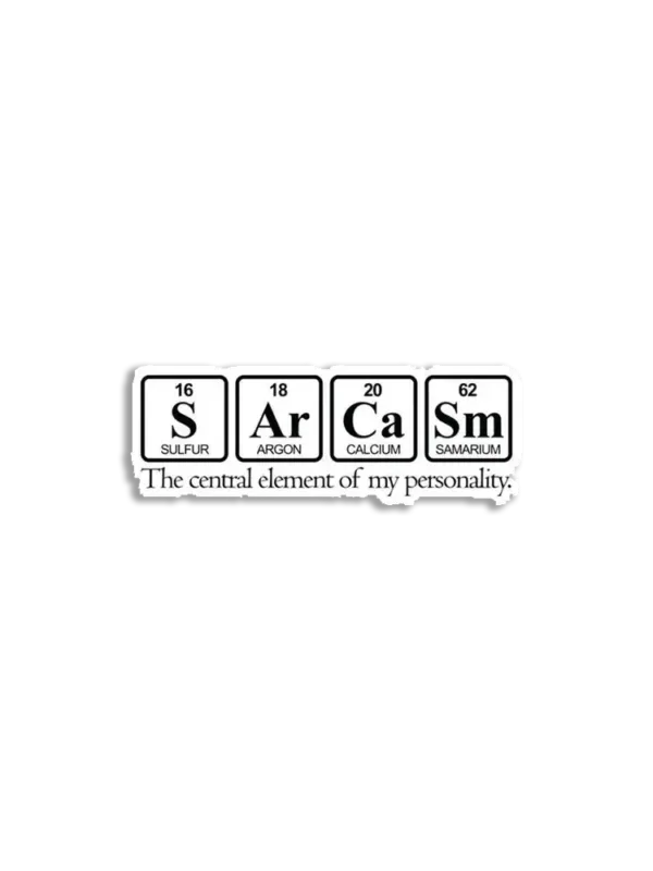 Sarcasm Sticker