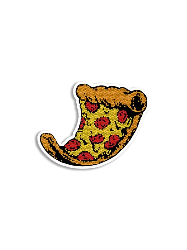 Pixel Pizza Sticker
