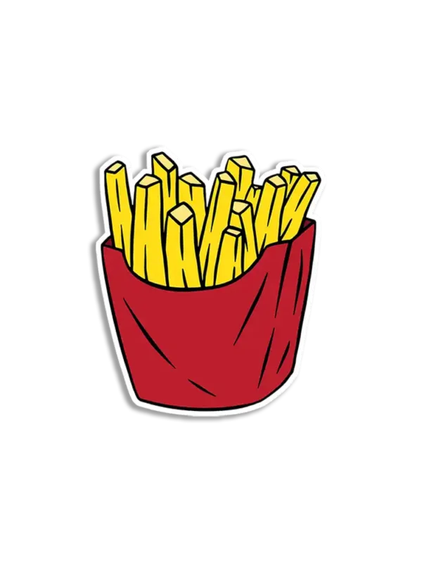 Kawaii Fries Sticker