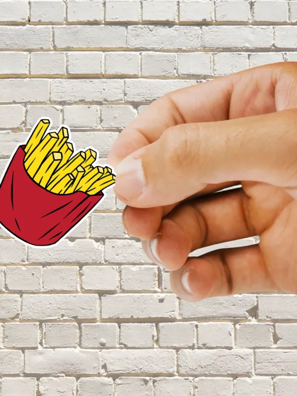 Kawaii Fries Sticker - Dheeth By Nature SINGLE2518A 1745102009575 34124893 - Dheeth By Nature