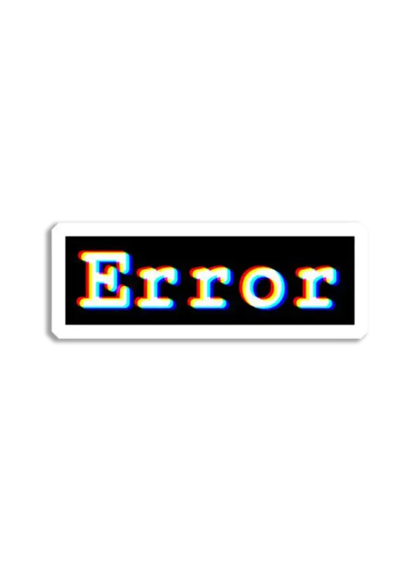 Error Sticker