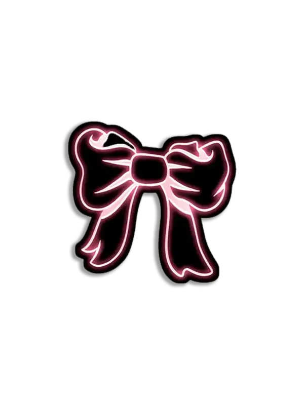 Neon Bow Sticker