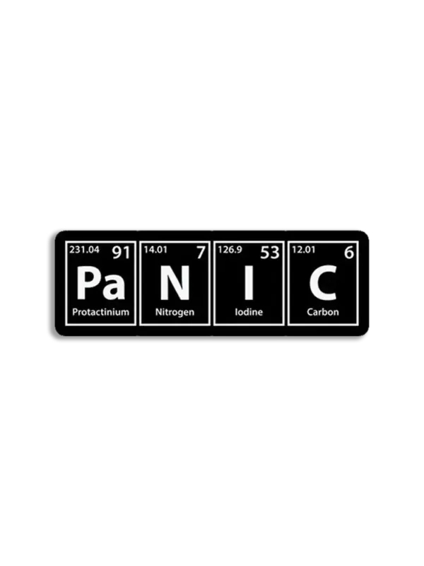 Panic Sticker