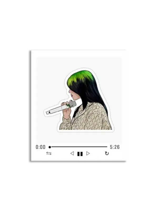 Billie Eilish Spotify Sticker