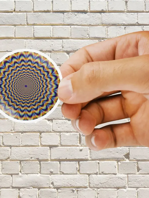 Trippy Psychedelic Sticker - Dheeth By Nature SINGLE2555A 1745102012508 647936793 - Dheeth By Nature