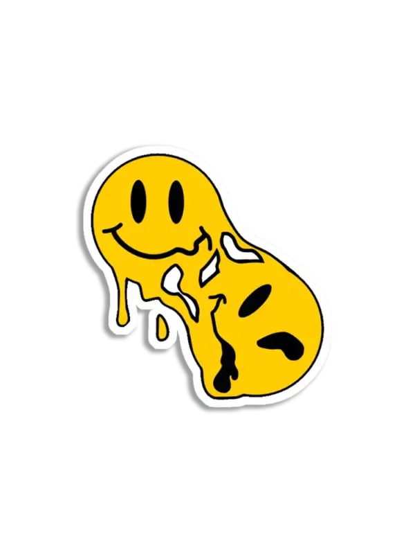 Trippy Melting Emojis Sticker