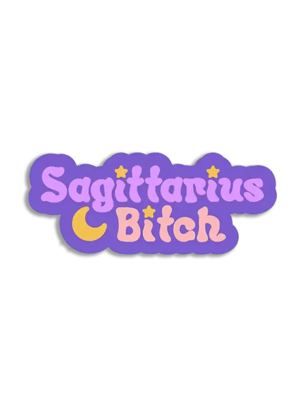 Sagittarius Bitch Sticker