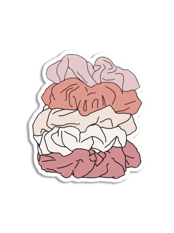 Scrunchies Sticker