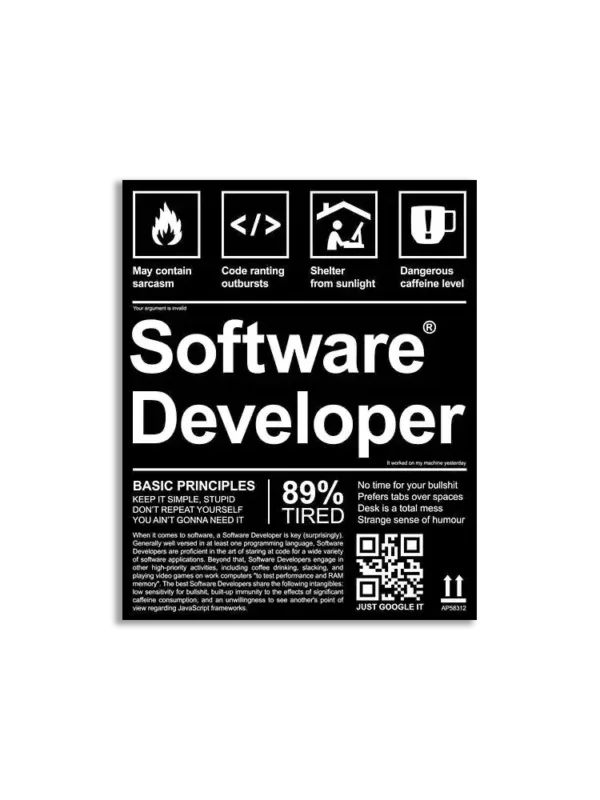 Software Developer Sticker