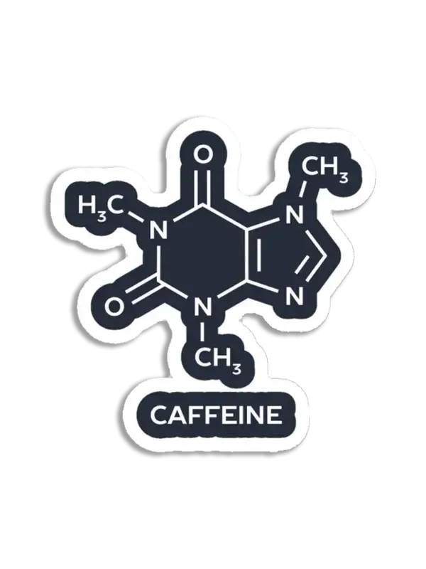 Caffeine Sticker