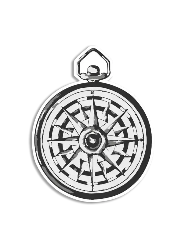 Compass Sticker