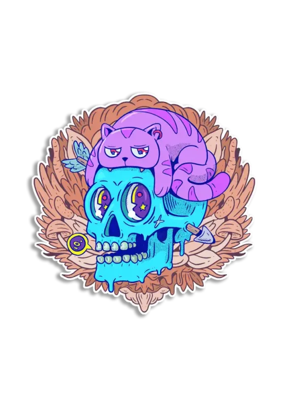 Creative Trippy Skull
