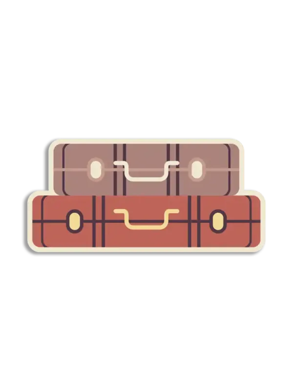 Suitcases Sticker