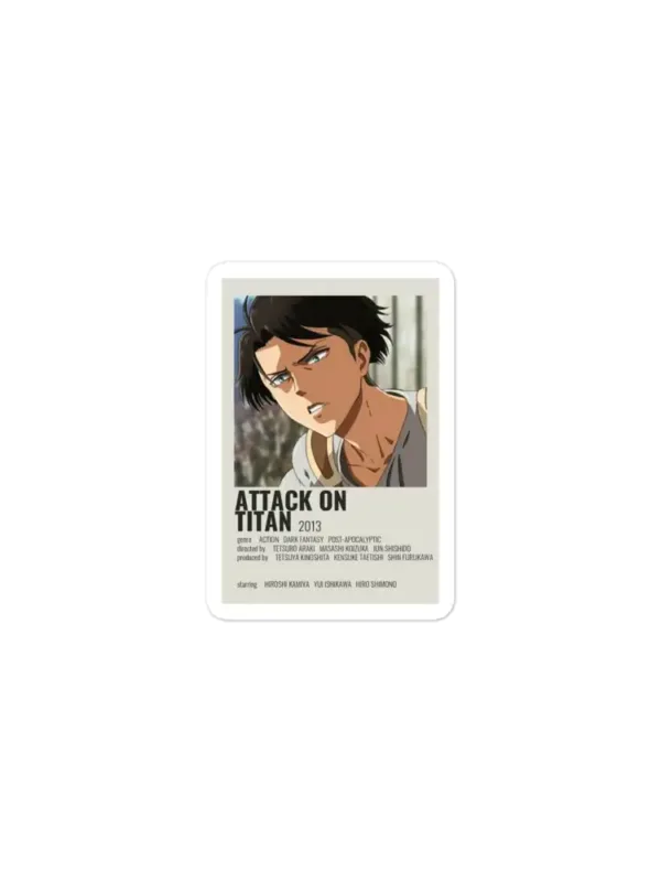 Attack on Titan Polaroid Sticker