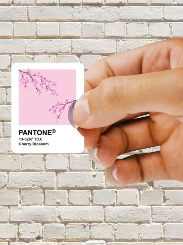 Cherry Blossom Pantone Sticker - Dheeth By Nature SINGLE418A 1745101994317 642449204 - Dheeth By Nature