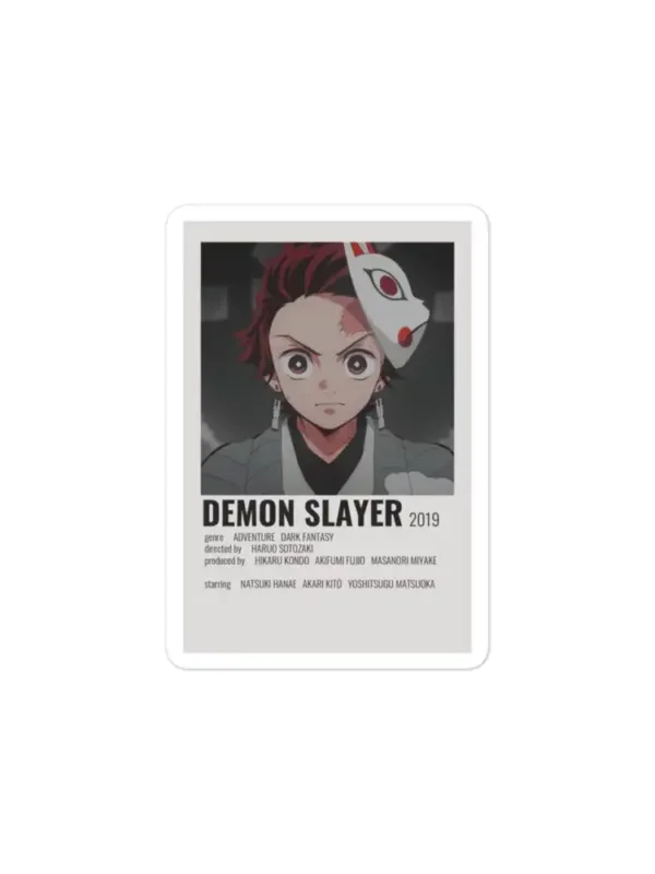 Demon Slayer Polaroid Sticker