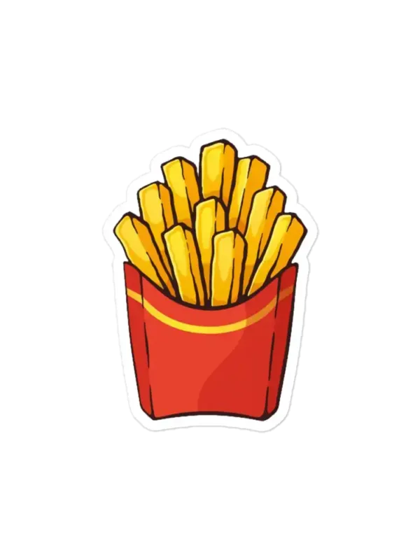 Kawaii Fries Sticker