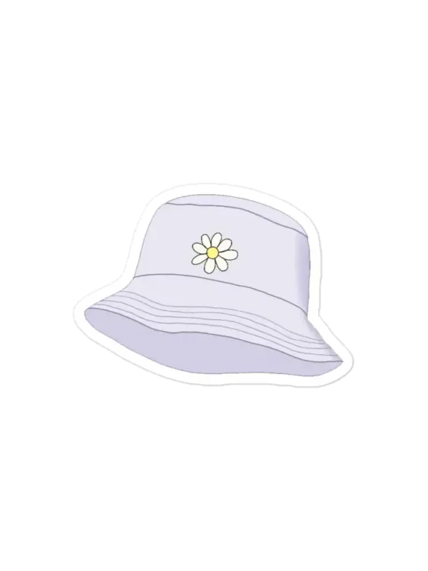 Lavender Bucket Hat Sticker