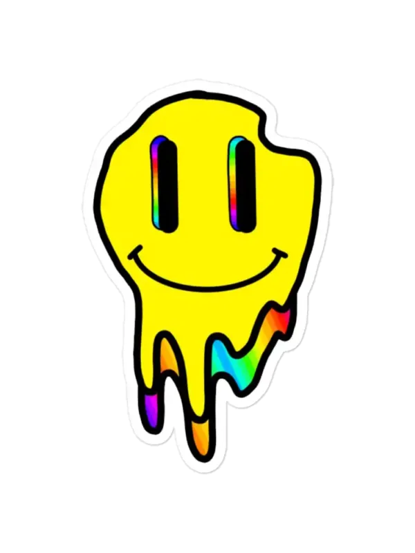 Trippy Smile Sticker