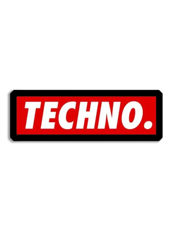 Techno Sticker