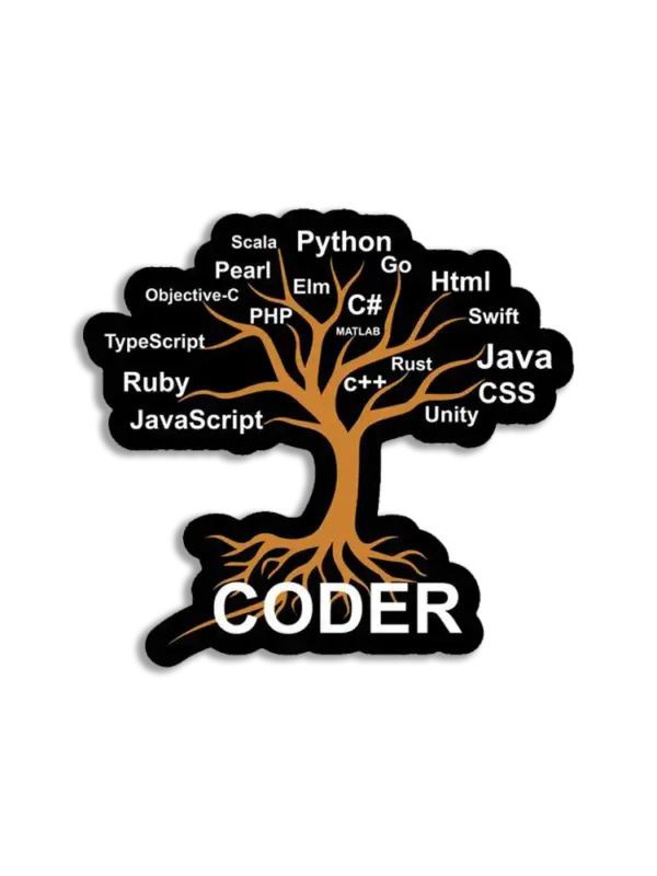 Coder Tree Sticker