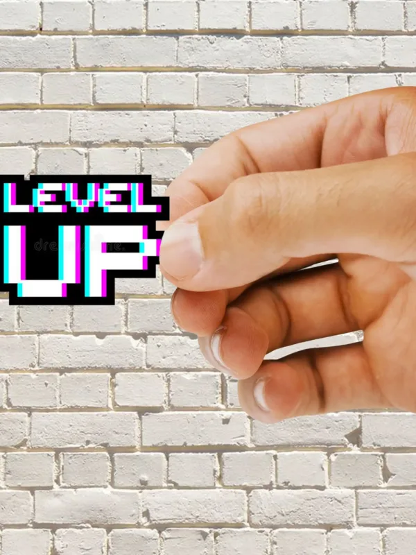 Pixelated Level Up Sticker - Dheeth By Nature SINGLE5046A 1745102016928 351415788 - Dheeth By Nature