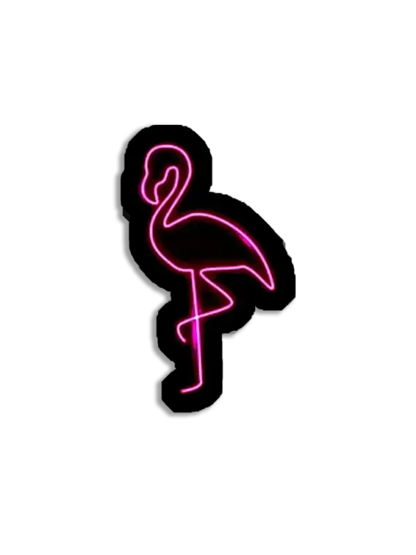 Neon Flamingo Sticker
